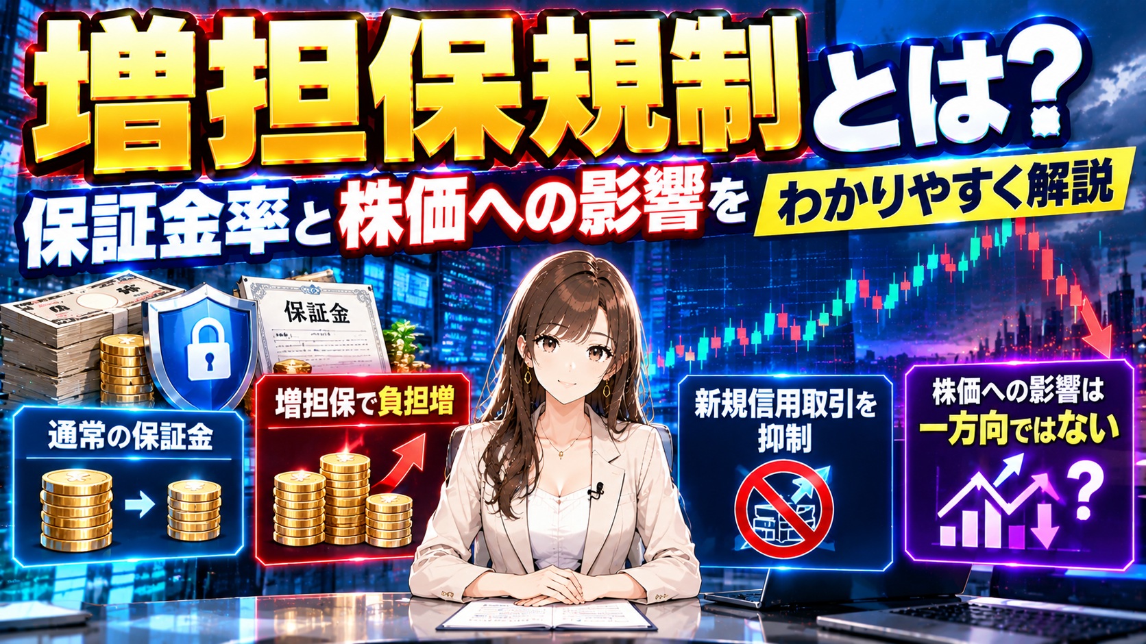 増担保規制とは?保証金率と株価への影響をわかりやすく解説