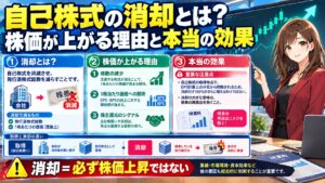 自己株式の消却とは?株価が上がる理由と本当の効果