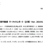 シーアールイー｜「倉庫・物流不動産 マーケットレポート（β 版）Ver. 201912」を発行