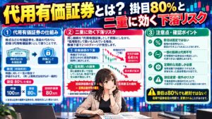 代用有価証券とは?掛目80%と二重に効く下落リスク