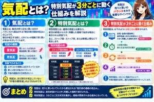 気配とは?特別気配が3分ごとに動く仕組みを解説