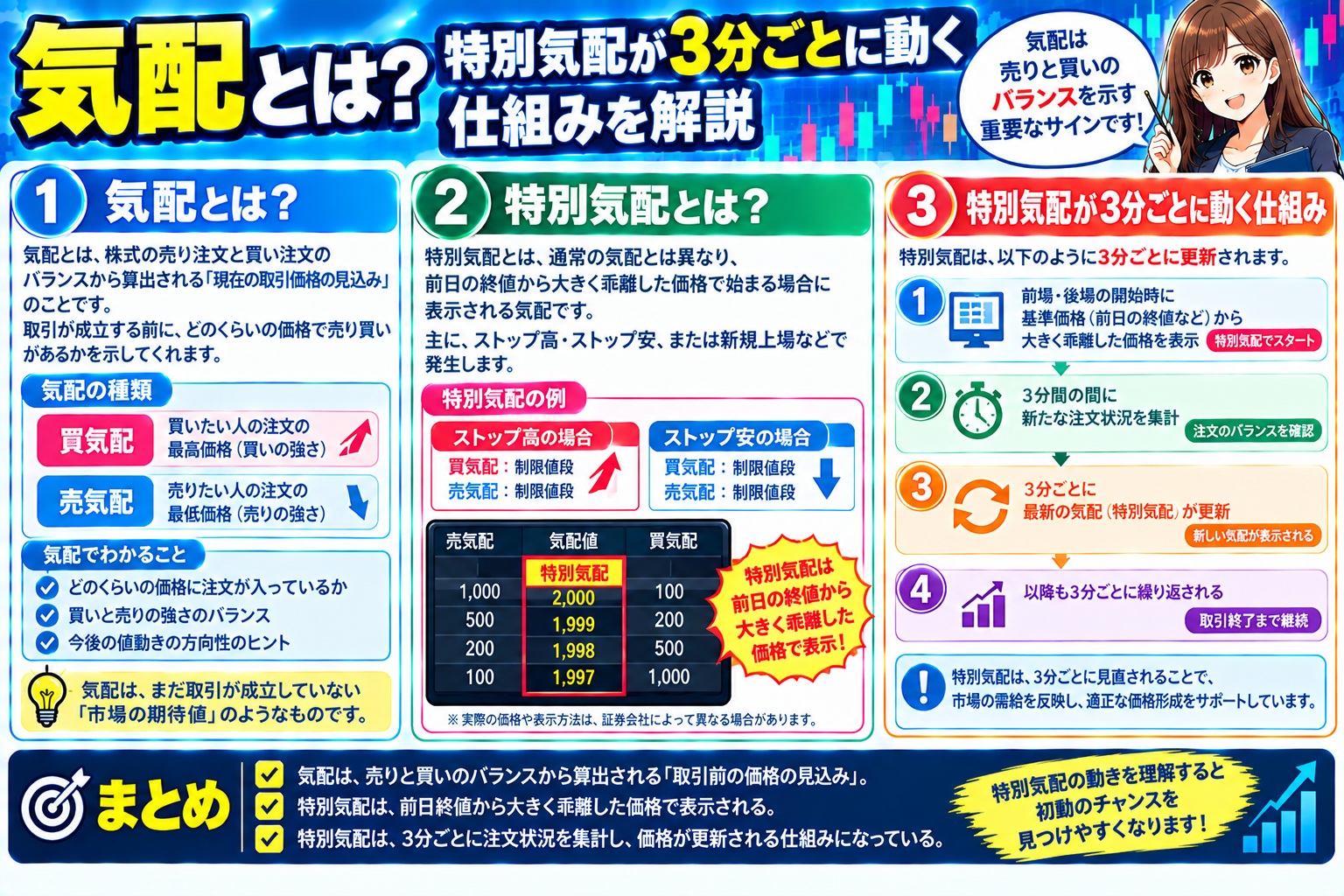 気配とは?特別気配が3分ごとに動く仕組みを解説