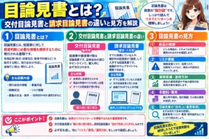 目論見書とは?交付目論見書と請求目論見書の違いと見方