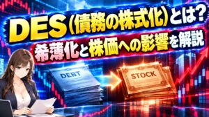 DES（債務の株式化）とは？希薄化と株価への影響を解説