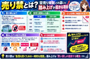売り禁とは？空売り規制との違いと踏み上げが起きる理由