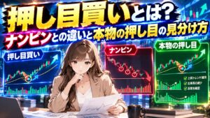 押し目買いとは?ナンピンとの違いと本物の押し目の見分け方