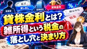 貸株金利とは?雑所得という税金の落とし穴と決まり方