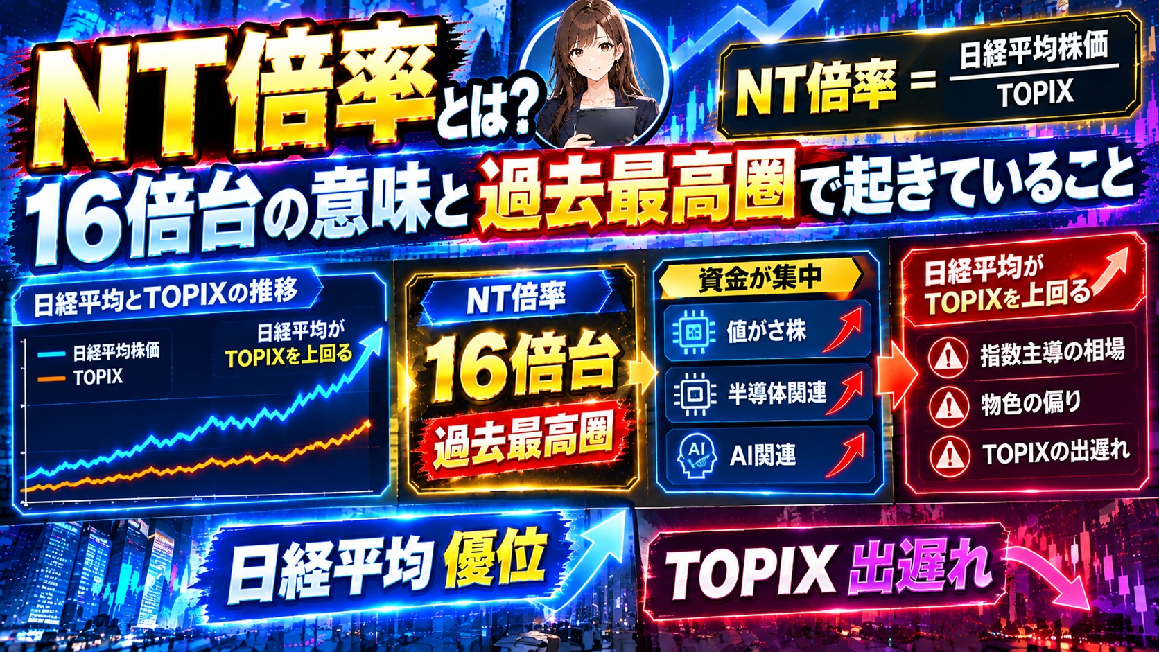 NT倍率とは?16倍台の意味と過去最高圏で起きていること
