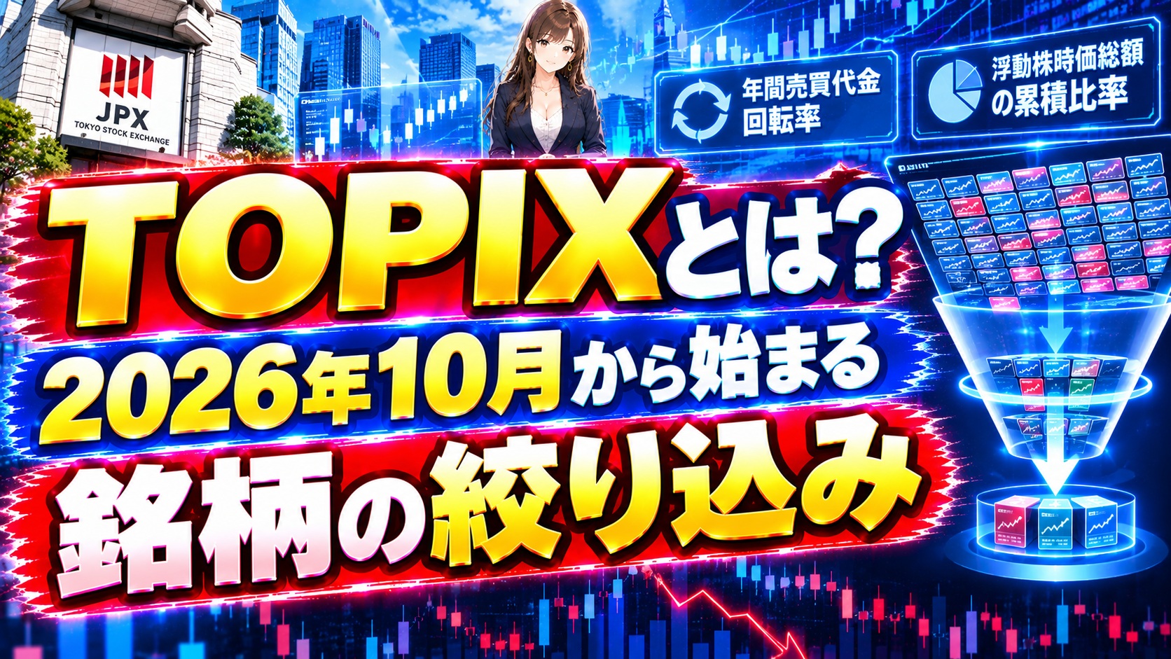 TOPIXとは?2026年10月から始まる銘柄の絞り込み