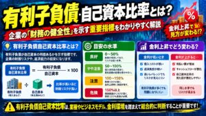 有利子負債自己資本比率とは?目安と金利上昇で変わる見方