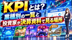 KPIとは?業種別の一覧と投資家が決算資料で見る場所