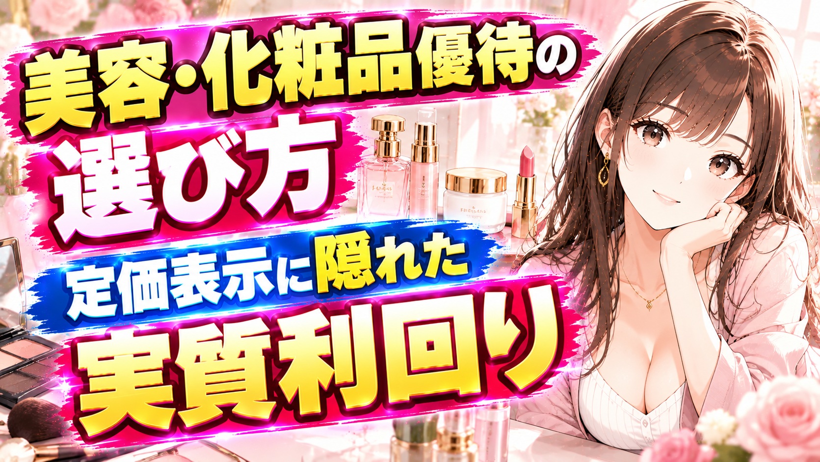 美容・化粧品優待の選び方｜定価表示に隠れた実質利回り