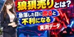狼狽売りとは？急落した日に売ると不利になる実測データ