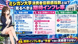 ミシガン大学消費者信頼感指数とは?見るべきは期待インフレ率