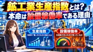 鉱工業生産指数とは?本命は設備稼働率である理由