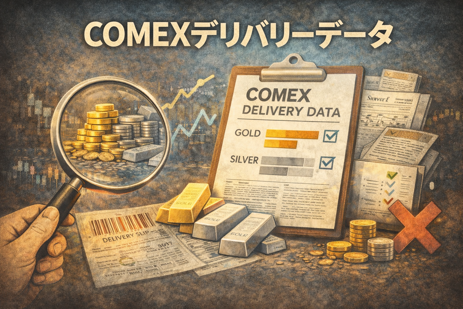 COMEXデリバリーデータのイメージ