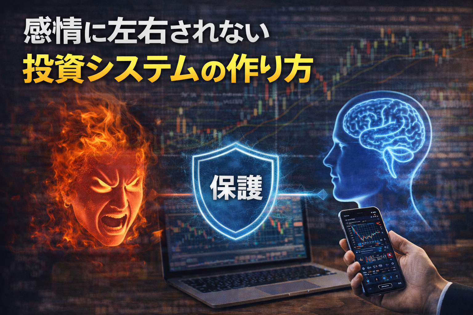 感情に左右されない投資システムの作り方