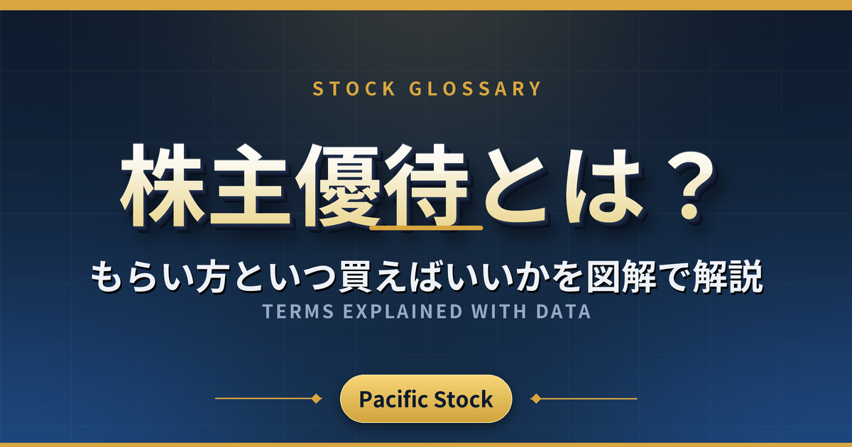 株主優待とは？もらい方といつ買えばいいかを図解で解説