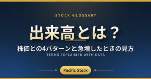 出来高とは?株価との4パターンと急増したときの見方