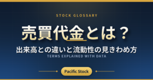 売買代金とは?出来高との違いと流動性の見きわめ方