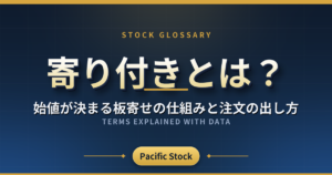 寄り付きとは？始値が決まる板寄せの仕組みと注文の出し方