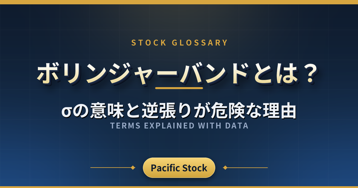 ボリンジャーバンドとは?σの意味と逆張りが危険な理由