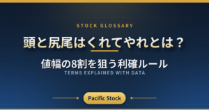 頭と尻尾はくれてやれとは?値幅の8割を狙う利確ルール