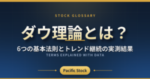 ダウ理論とは？6つの基本法則とトレンド継続の実測結果