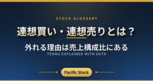 連想買い・連想売りとは?外れる理由は売上構成比にある