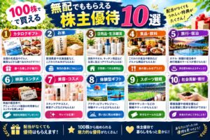 無配でも株主優待がもらえる企業10選|100株の実質利回りランキング2026年版