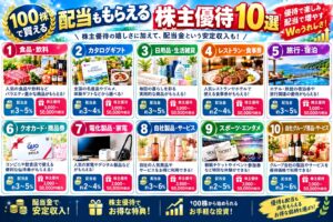 配当ももらえる株主優待10選|優待+配当の総合利回りランキング2026年版